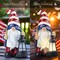 4th of July Patriotic Gnome with Solar Lantern – 7.9" Resin Garden Gnome Holding American Flag, Independence Day Decoration for Table, Closet, or Garden, Perfect Gnome Gift for Women